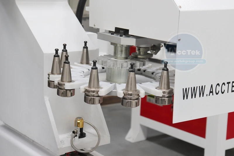 Acctek 4 осевой автоматический инструмент changer линейного типа atc 3d Дерево cnc