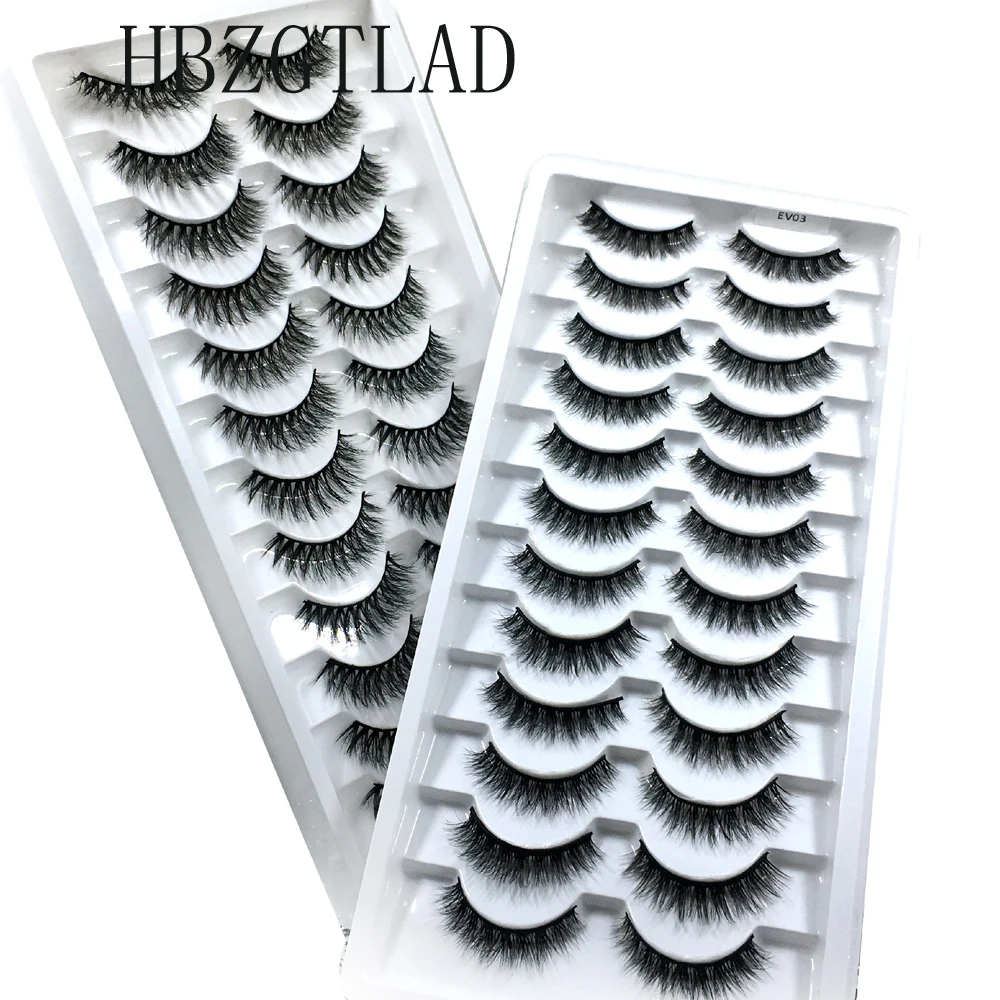 

Новые 120 пар ручной работы 3d норковые ресницы короткие накладные ресницы крест грязные плотные натуральные ресницы для сценического макияжа накладные ресницы