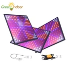 Светодиодсветильник лампа для гидропоники, лампа для выращивания комнатных растений, полный спектр, фитолампа, фотолампа для ухода за растениями, палатка, домашняя панельная лампа
