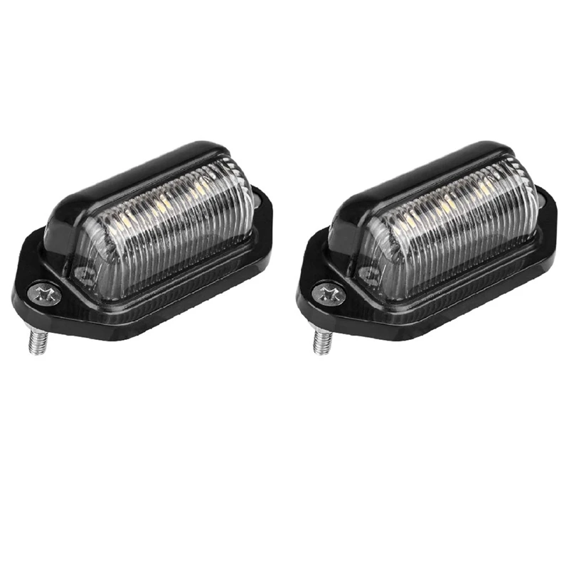 

2X светильник ка номерного знака, водонепроницаемый задний фонарь номерного знака для прицепов, домов на колесах, грузовиков, лодок