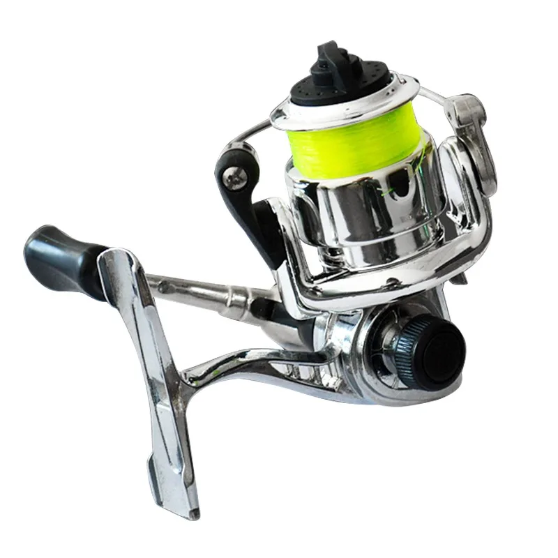 

Mini 100 Pocket Spinning Fishing Reel Fishing Tackle Small Spinning Reel 4.3:1 Metal Wheel Pesca Small Reel