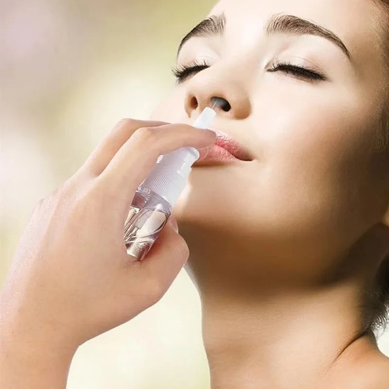 5 Упаковок Белых Пластиковых Пустых Флаконов С Распылителем Для Носа 10 Мл/20 Мл/30