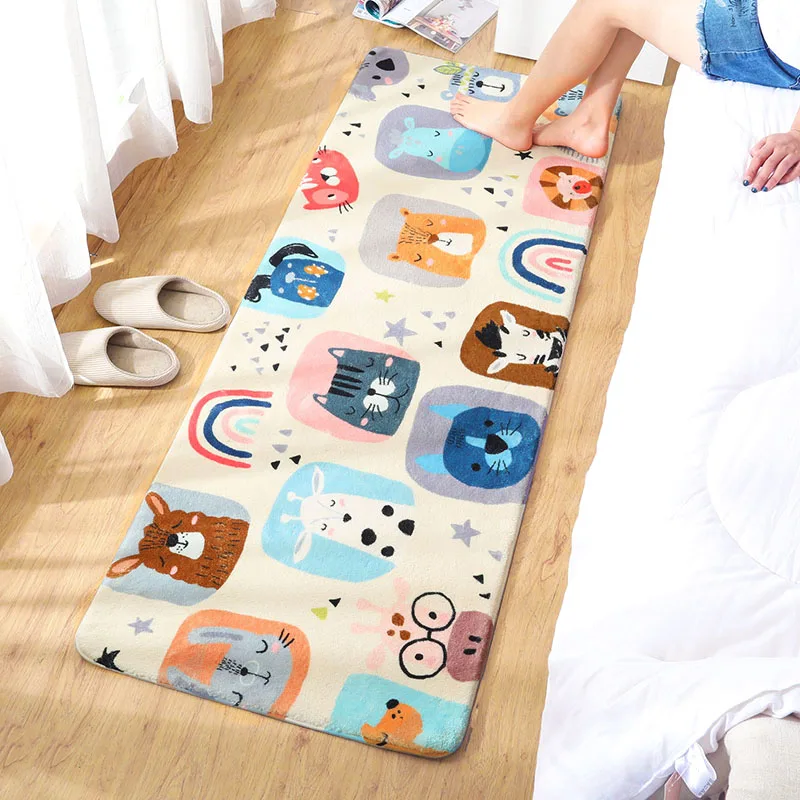 

Bedroom Bedside Carpet Long Household Tatami Floor Mat Lambswool Living Room Blanket Bay Window Full of Thickened Children