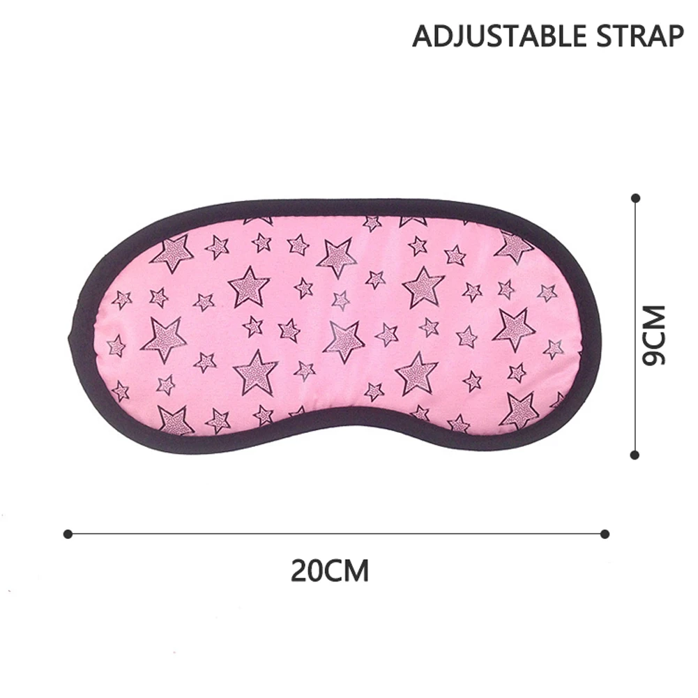 Натуральный отдых звезды печати регулируемый ремень Путешествия мягкая маска