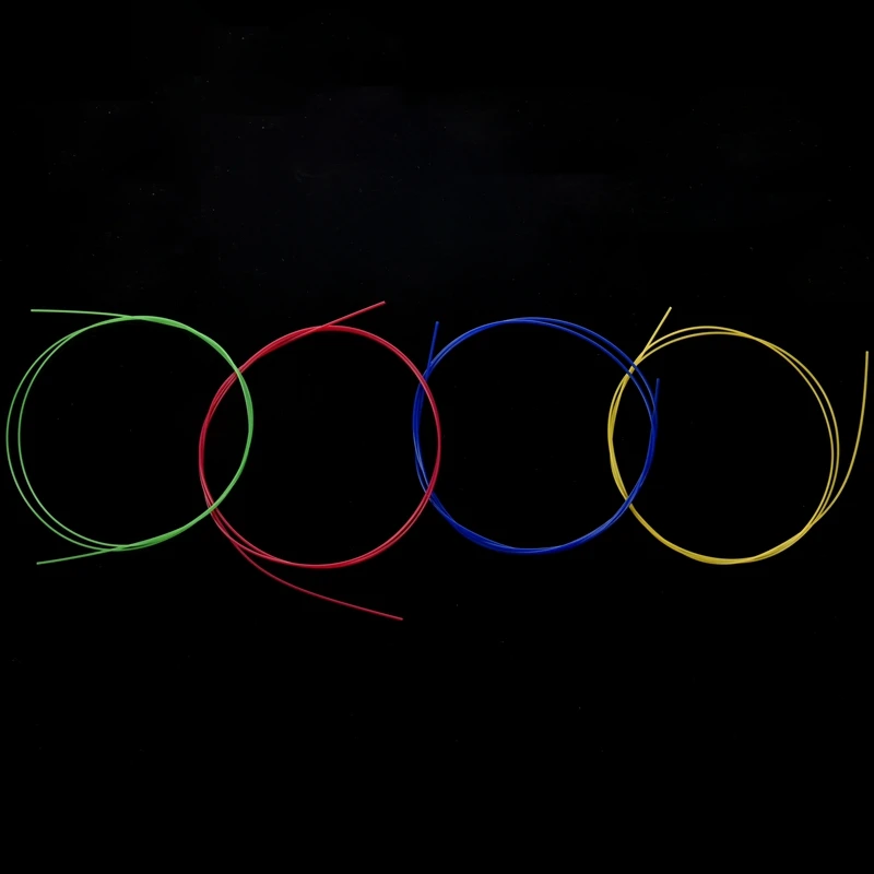 Набор из 4 нейлоновых струн для гитары струны Укулеле серебристого и белого цвета