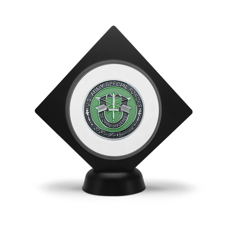 coin3 with stand WR армия США Военные позолоченные монеты коллекционные с монетницей Air Force темно-синяя сувенирная монета подарок для мужчин дропшиппинг - Цвет: coin3 with stand