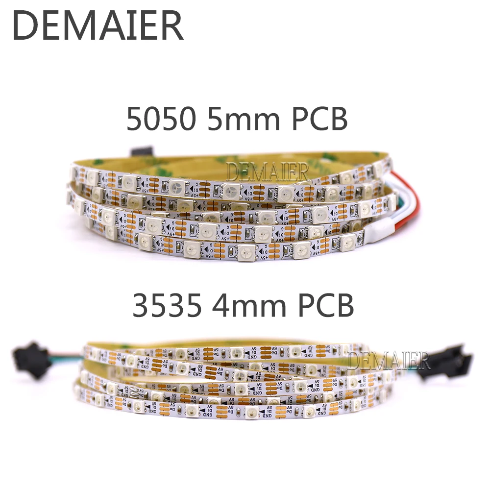 Пиксельсветодиодный Светодиодная лента SK6812 WS2812B MINI SMD 3535 5050 RGB 60/144 светодиодный 4