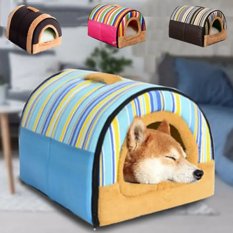 Моющийся дом для собак и кошек кровать толстый теплый коврик животных XXL больших