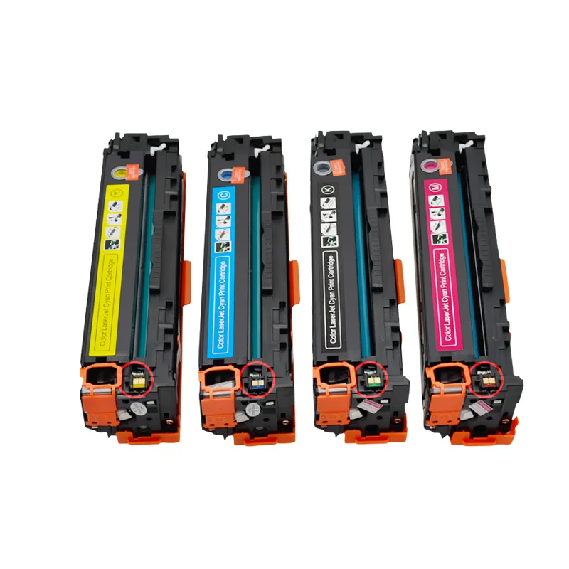 Тонер картридж Dat совместимый с CF540A CF541A CF542A CF543A CF540 для H P Laserjet M254 M254nw M254dw MFP M281fdw