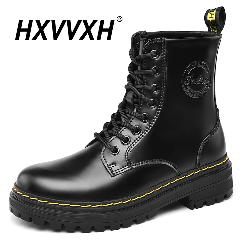 

Dr. Doc Martens Martins Doctor Высокие мужские ботинки из натуральной кожи, 8 глаз, зима 2021, теплые дизайнерские водонепроницаемые ботильоны из искусстве...