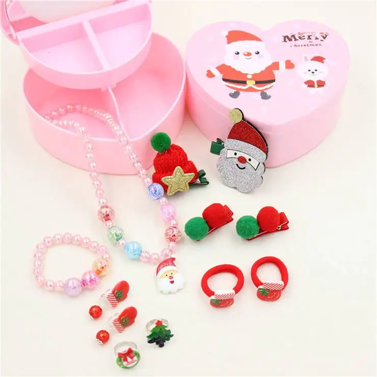 Christmas series 12-15 шт./кор. весь набор Минни Маус hello kitty заколки для волос Детские бантики для волос заколки для волос аксессуары - Цвет: Christmas series
