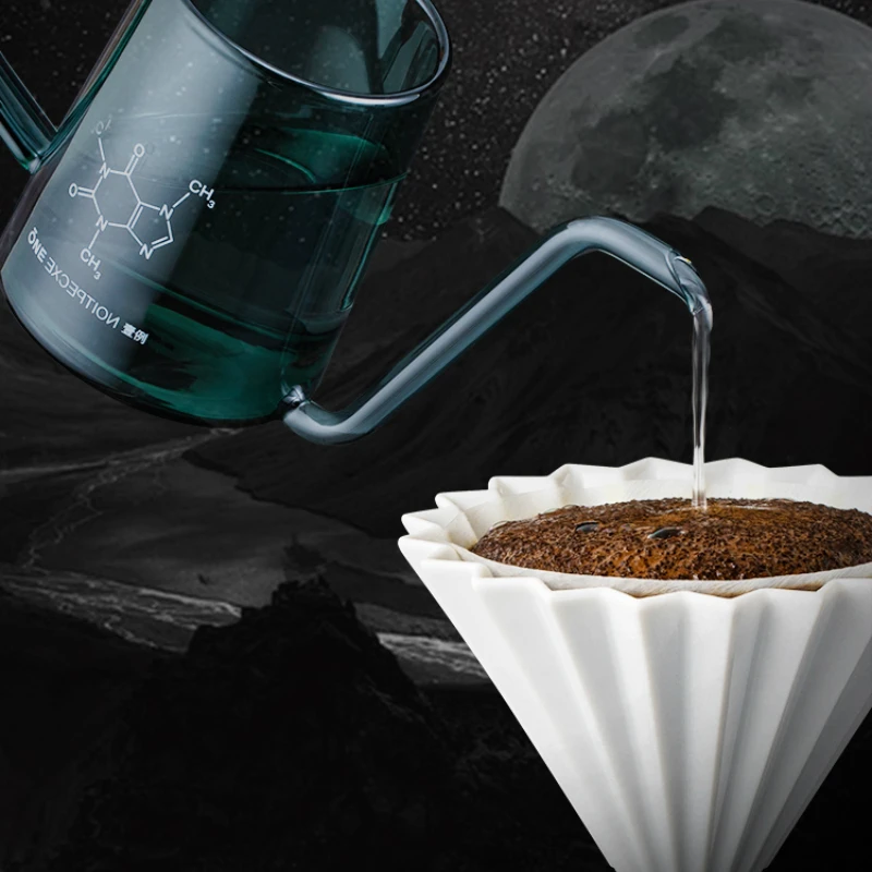 Чайник с капельным фильтром 260 мл кофейник высокое боросиликатное стекло гусиная