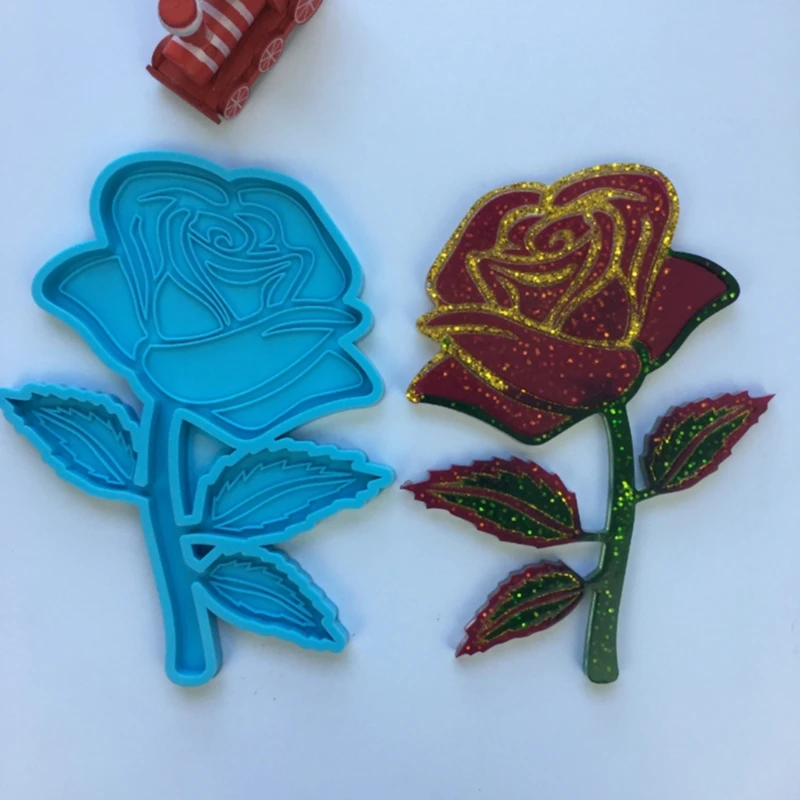 

Flower Shaped Coaster Epoxy Resin Mold Cup Mat Pad Silicone Mould DIY Crafts Decorations Ornaments Casting Tools