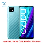 Смартфон глобальная версия Realme Narzo 30A, 4 Гб + 64 ГБ, Helio G85, полный экран 6,5 дюйма, двойная камера 13 МП AI, 6000 мАч, быстрая зарядка 18 Вт
