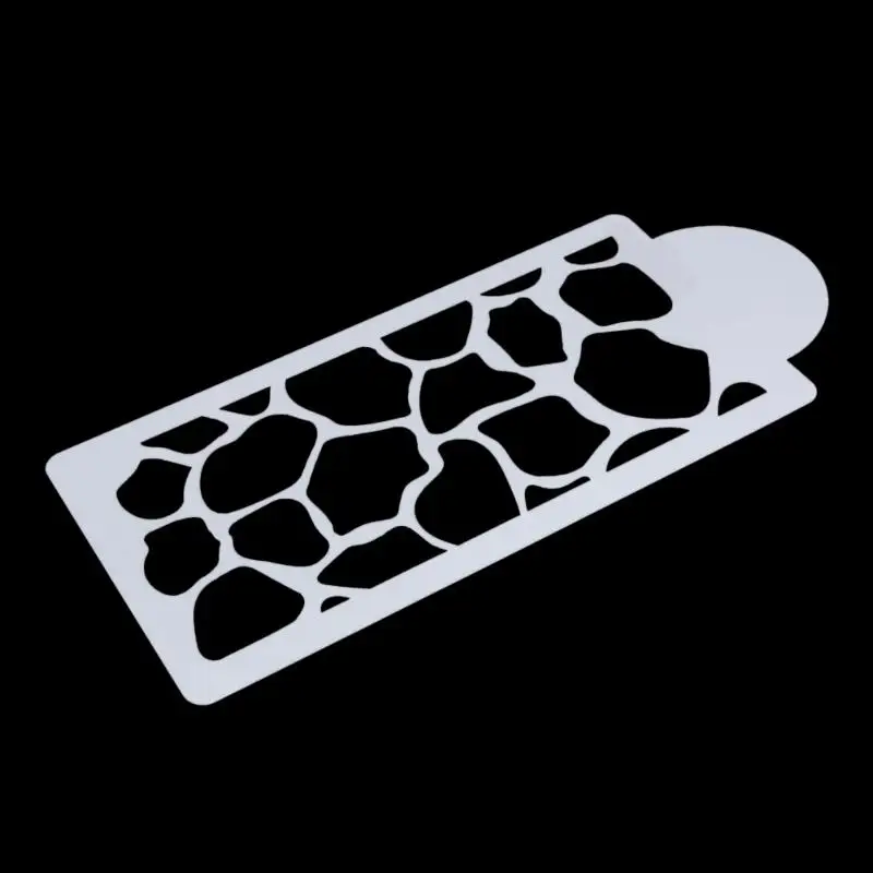 4 шт. пластиковый трафарет для торта Леопардовый Зебра животные форма кожи