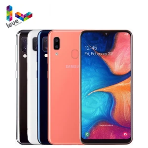 global version samsung galaxy a20e a202fds 2sim mobile phone 5 8 3gb ram octa core 2cameras 13mp 4g lte android smartphone free global shipping