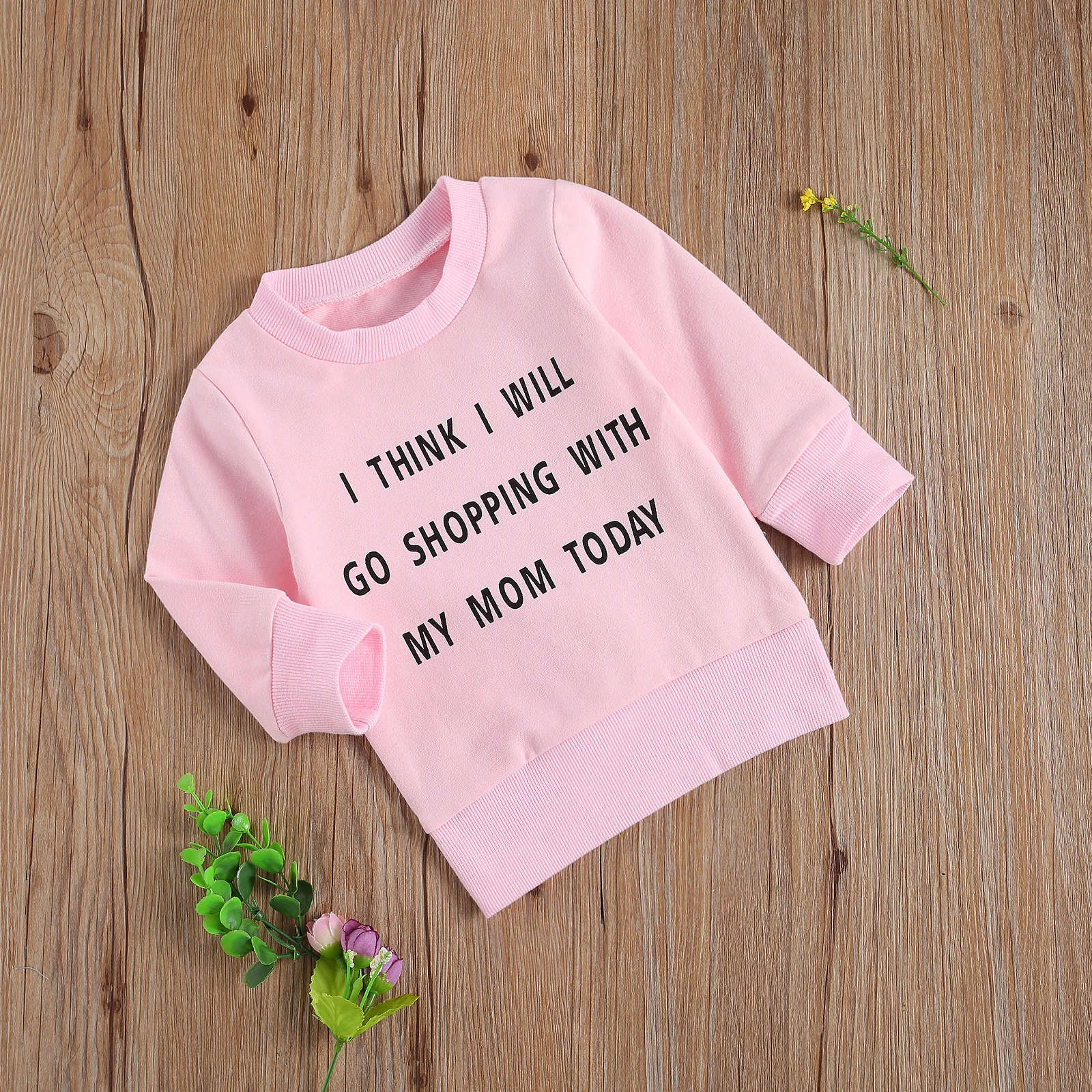 Свитер с буквенным принтом для новорожденных повседневный Стильный пуловер