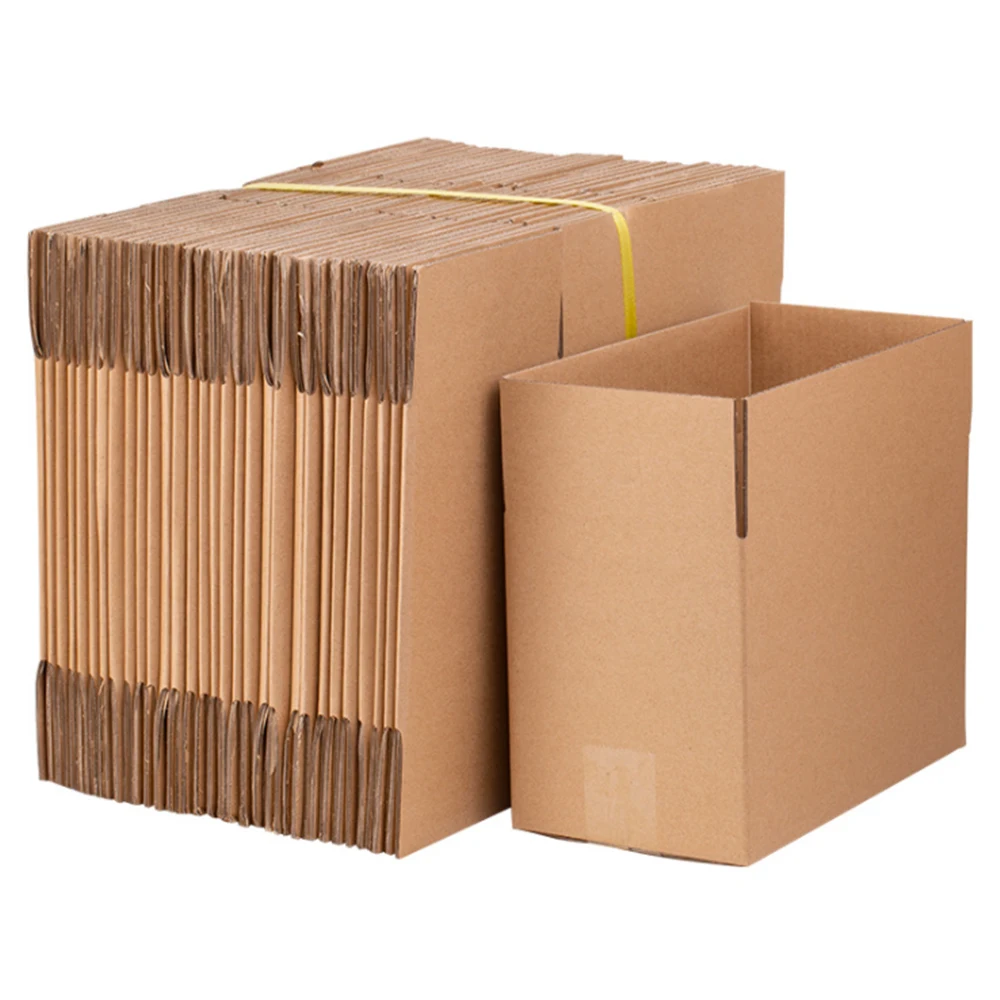 

100Pcs 20.3x15.2x10cm Packaging Storage Boxes Mailers Corrugated Paper Boxes