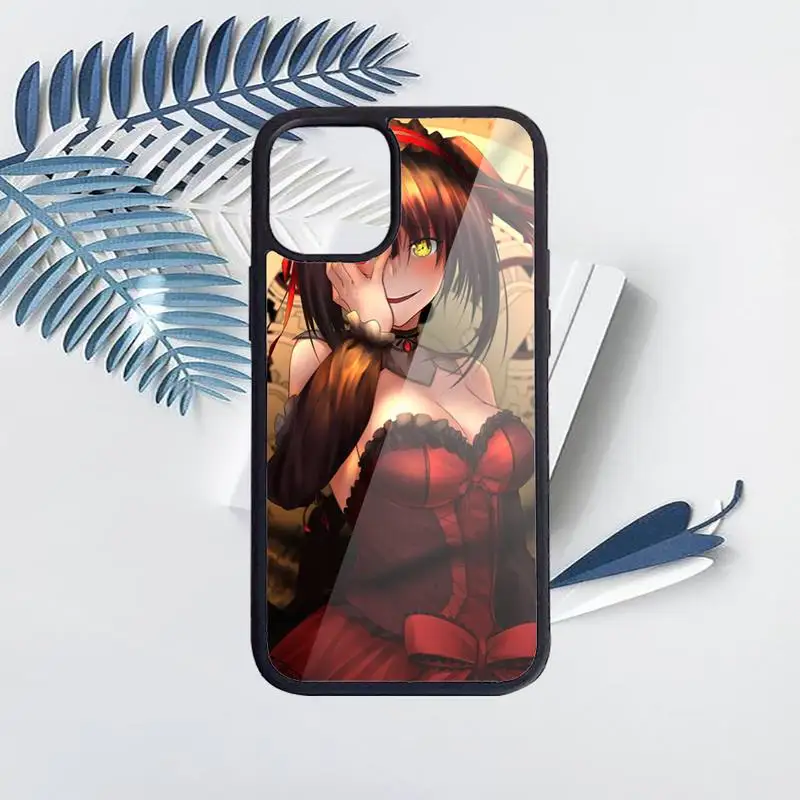 

Kurumi Tokisaki Date A Live Phone Case PC for iPhone 11 12 pro XS MAX 8 7 6 6S Plus X 5S SE 2020 XR Luxury brand shell funda