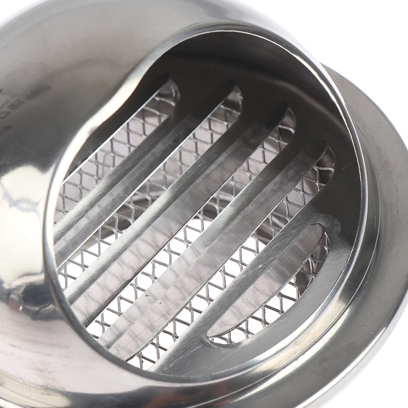 

70/80/100/120/150mm Wall Air Vent Grille Ducting Ventilation Extractor Outlet Louvres Hemisphere