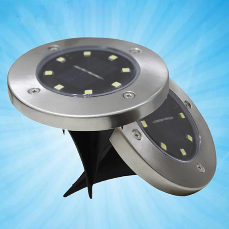 

Waterproof Solar Power Ground Buried Lights Floor Outdoor Garden Lawn Path Lamp
