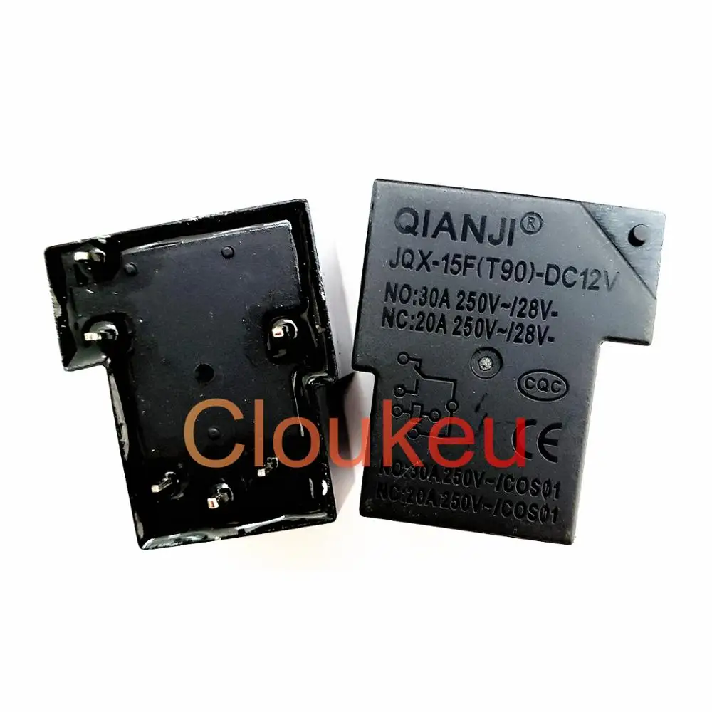 

Реле JQX-15F(T90)-DC12V 30A 6pin