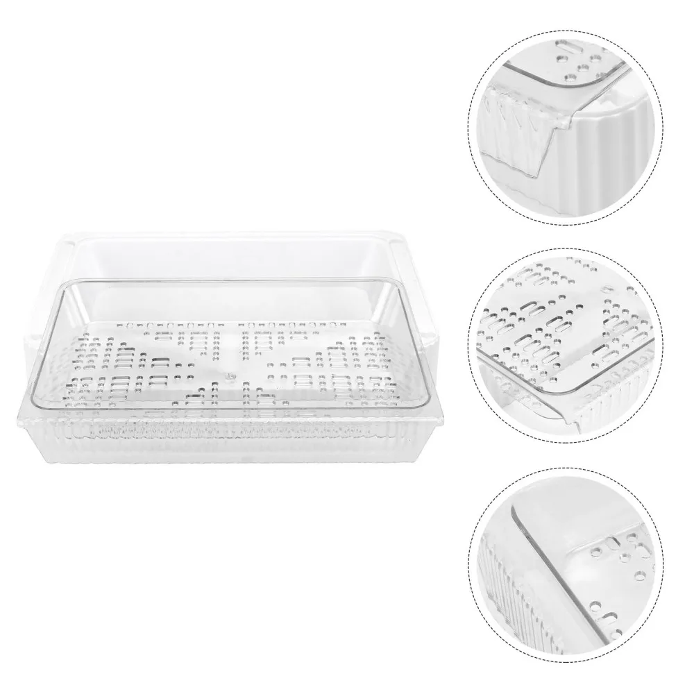 

1Pc Foldable Food Basket Vegetable Storage Rack Stackable Kitchen Rack (White)