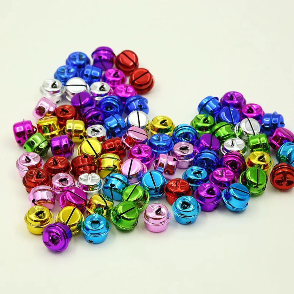 

25pcs 20mm Hanging Ring Bell Christmas Tree Decor Pet Bracelet Bell Wedding Decoration Pendants DIY Accessories Party Decoration