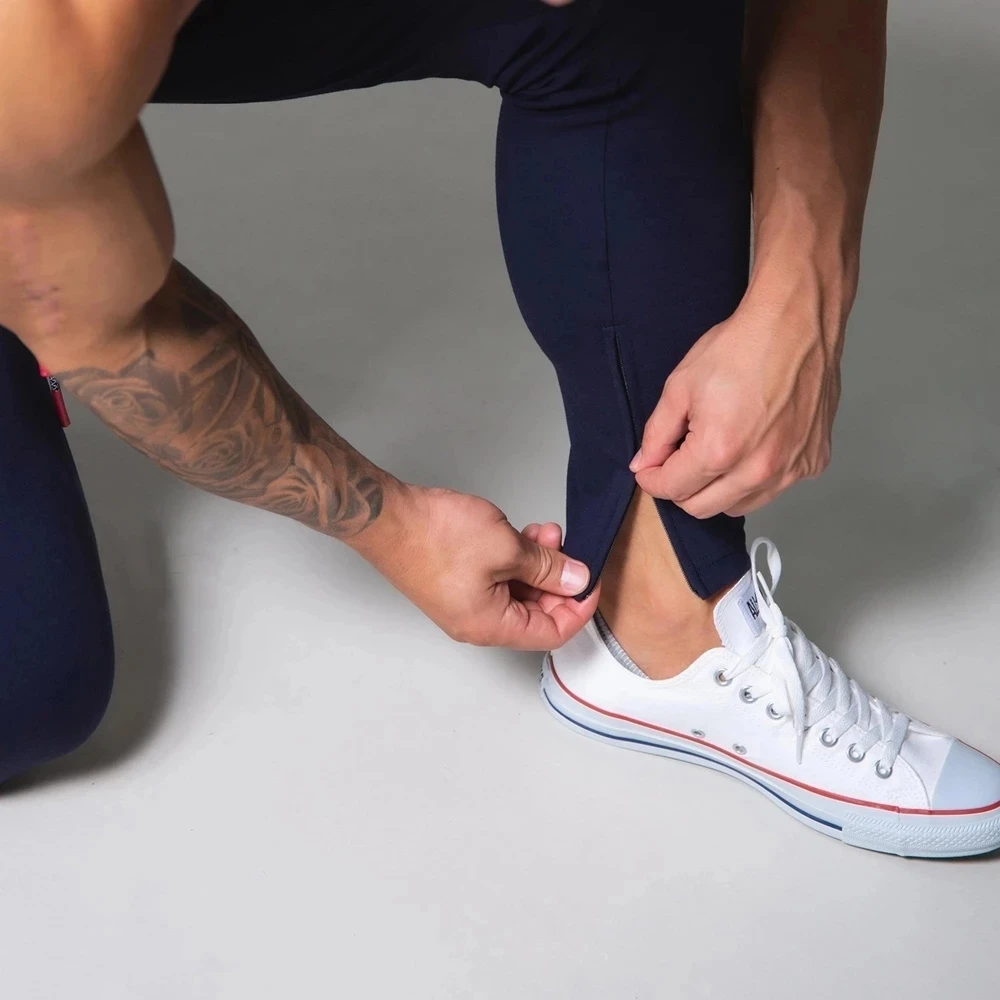 

Skinny Joggers Pants Men Running Sweatpants Cotton Track Pants Gym Fitness Sports Trousers Male Bodybuilding Training Bottoms