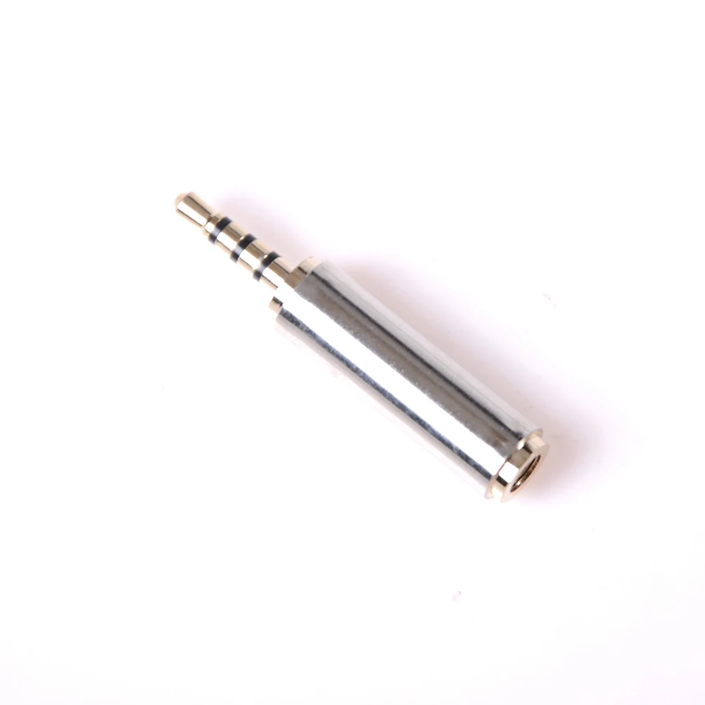 

Sliver Color 2.5 Mm Male To 3.5 Mm Female Audio Stereo Adapter Plug Converter Headphone Jack
