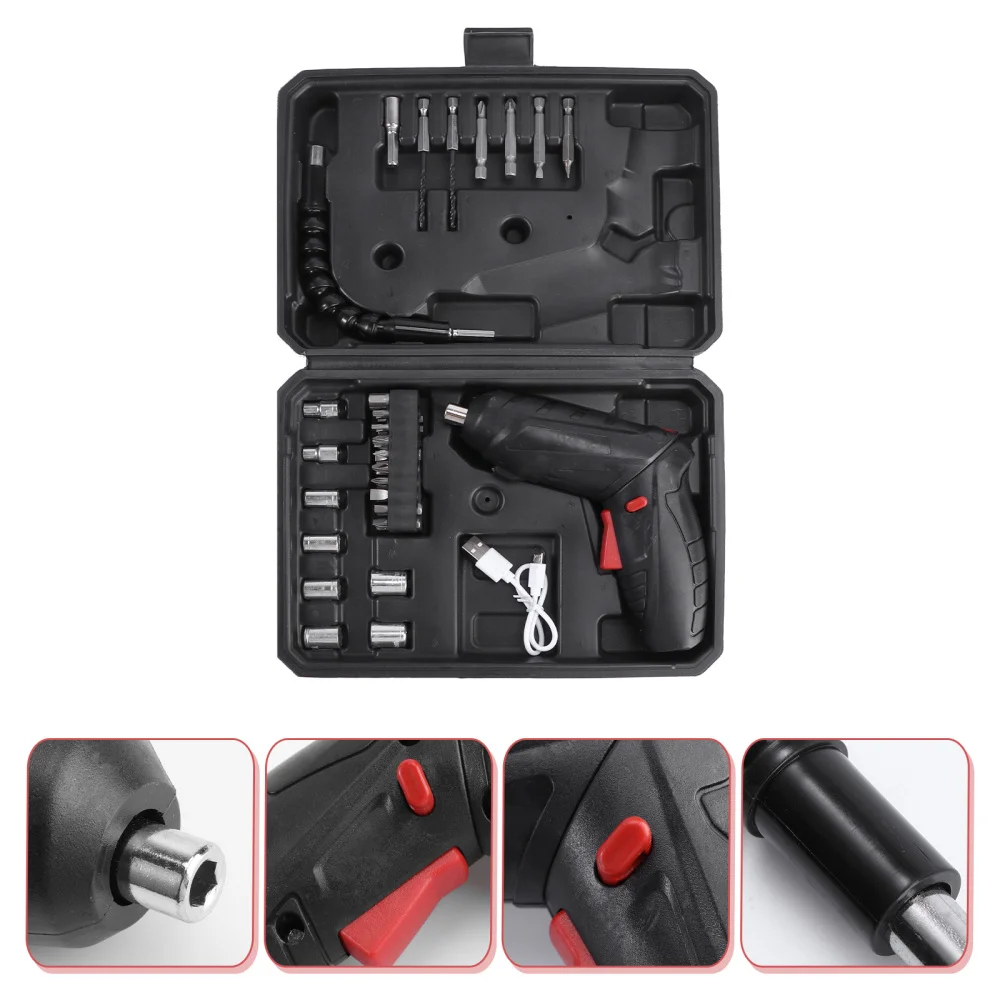 

1 Set Electric Screwdriver Multi-functional Rechargeable Driver Screwdriver Kit