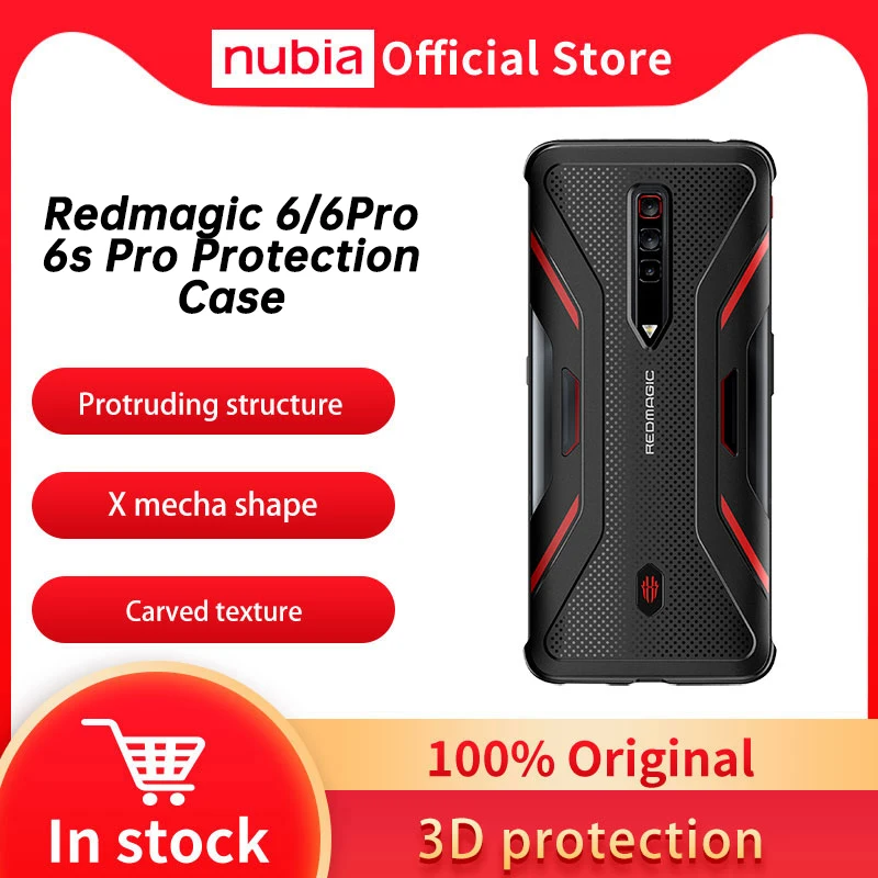 Оригинальный защитный чехол Nubia для смартфона RedMagic 6 Pro Ультратонкий ударопрочный