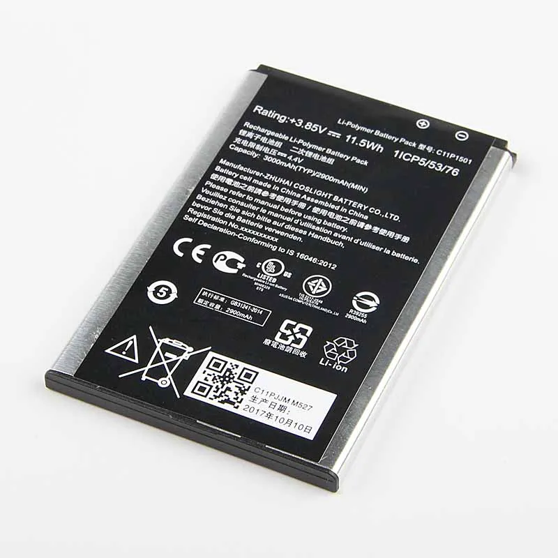 100% Оригинальный аккумулятор 3000 мАч C11P1501 для Asus Zenfone 2 Laser Zenfone2 ZE601KL Selfie ZE550KL ZE6 Battery +
