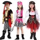 Костюм пиратский для мальчиков, на Хэллоуин, в шляпе