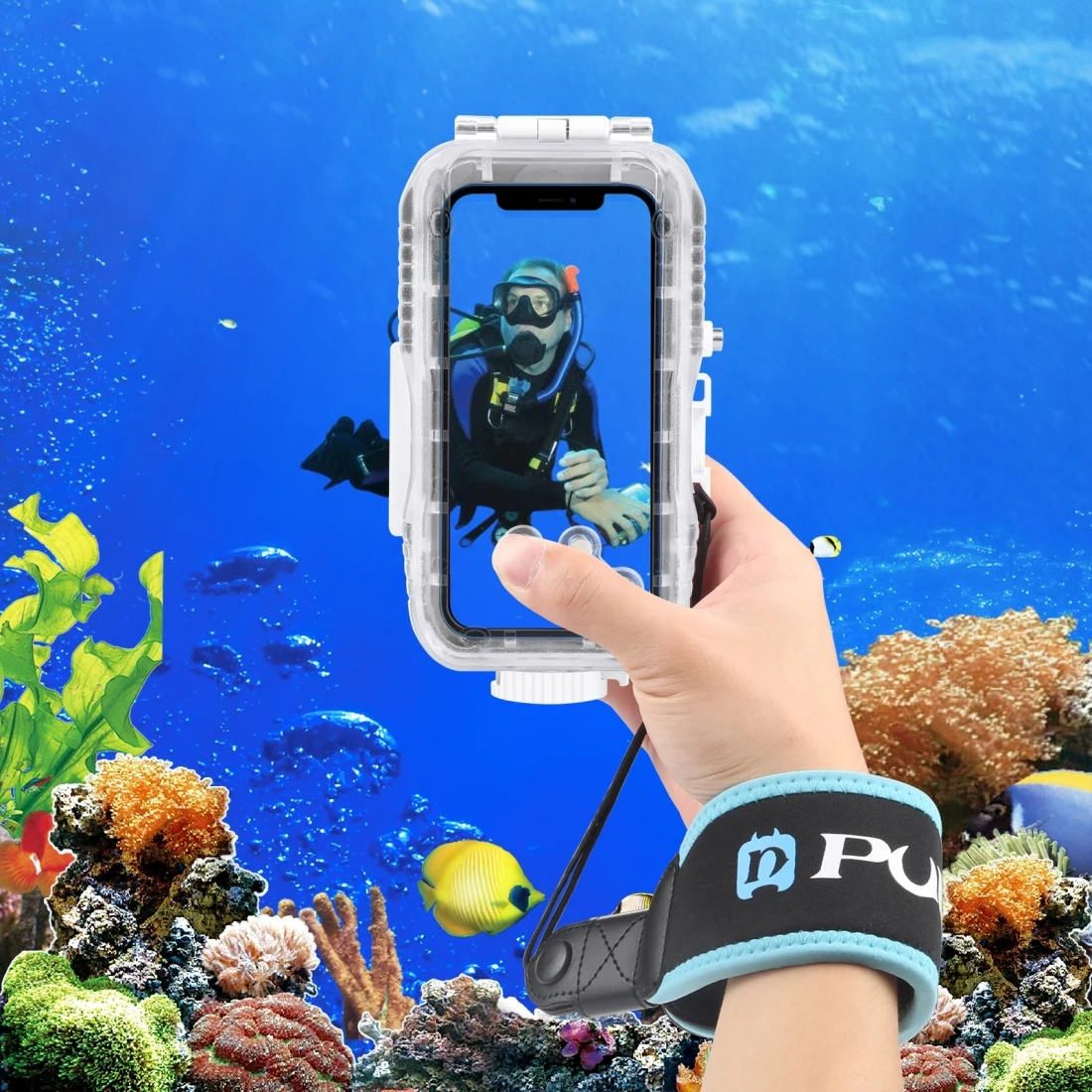 PULUZ погружной нагрузки камеры анти-потеря плавающий браслет на запястье для GoPro /