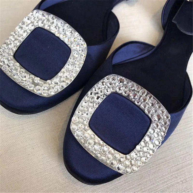 

Luxury Design Women Casual Shoes Fashion Crystal Slip On Women FLats Street Style Designer Women Party Dress Shoes Loafers 2021