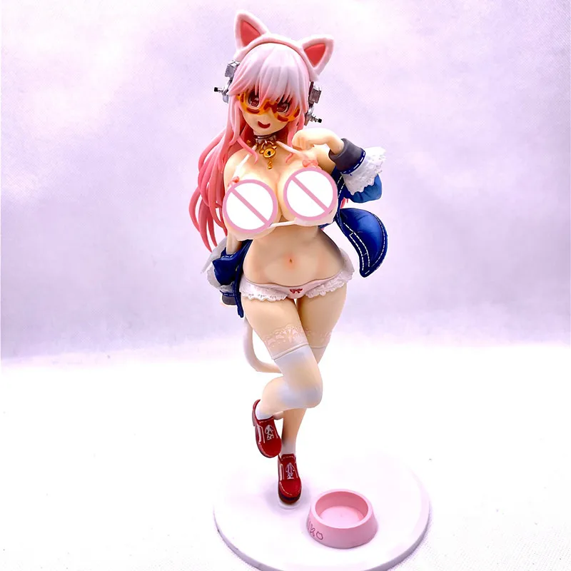 

Nitro Super Sonic Sonico White Cat Ver. ПВХ аниме экшн-фигурки модели игрушки коллекция куклы подарок