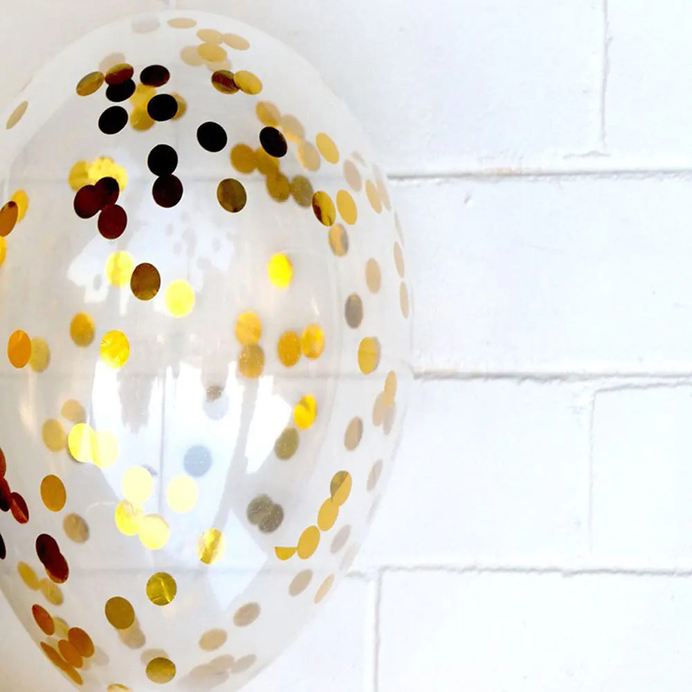

Color Mixed Confetti Latex Balloons 12inch Holiday Wedding Decorations Ballon Marriage Anniversaire Magic Ball Party Supplies