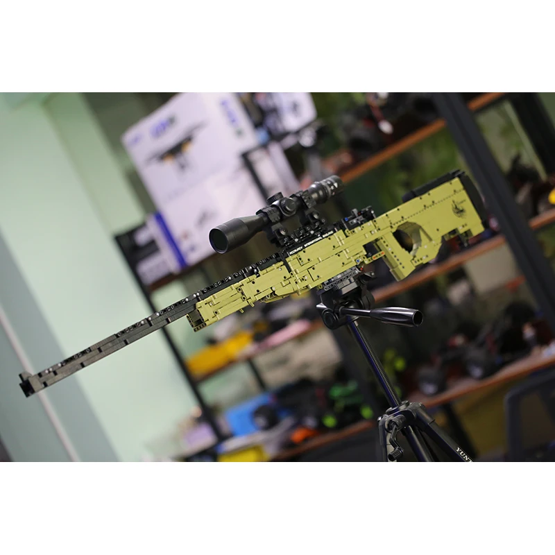 Военный конструктор 1:1 модель оружия стреляйте AWM пустынный Орел игрушки