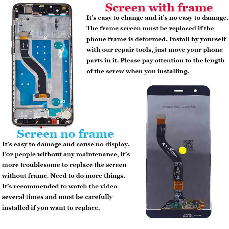 Для huawei P10 Lite ЖК экран WAS LX1/LX2/LX3/L22J/LX2J/L03T/LX1A сенсорный дигитайзер дисплей в сборе