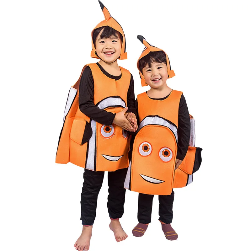 

China Embroidery #64 Underwater world clownfish Nemo Nemo children's performance cos costume play kindergarten costume