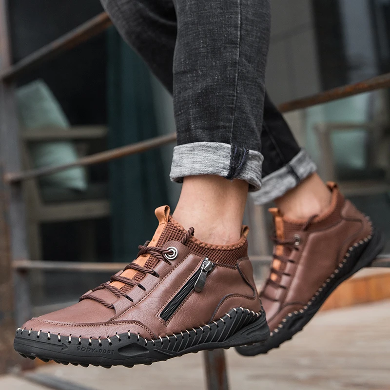 

Men's Lightweight Casual Shoes Mesh Fashion Outdoor Breathable Comfortable Large Size Sports Shoes New Brand 48