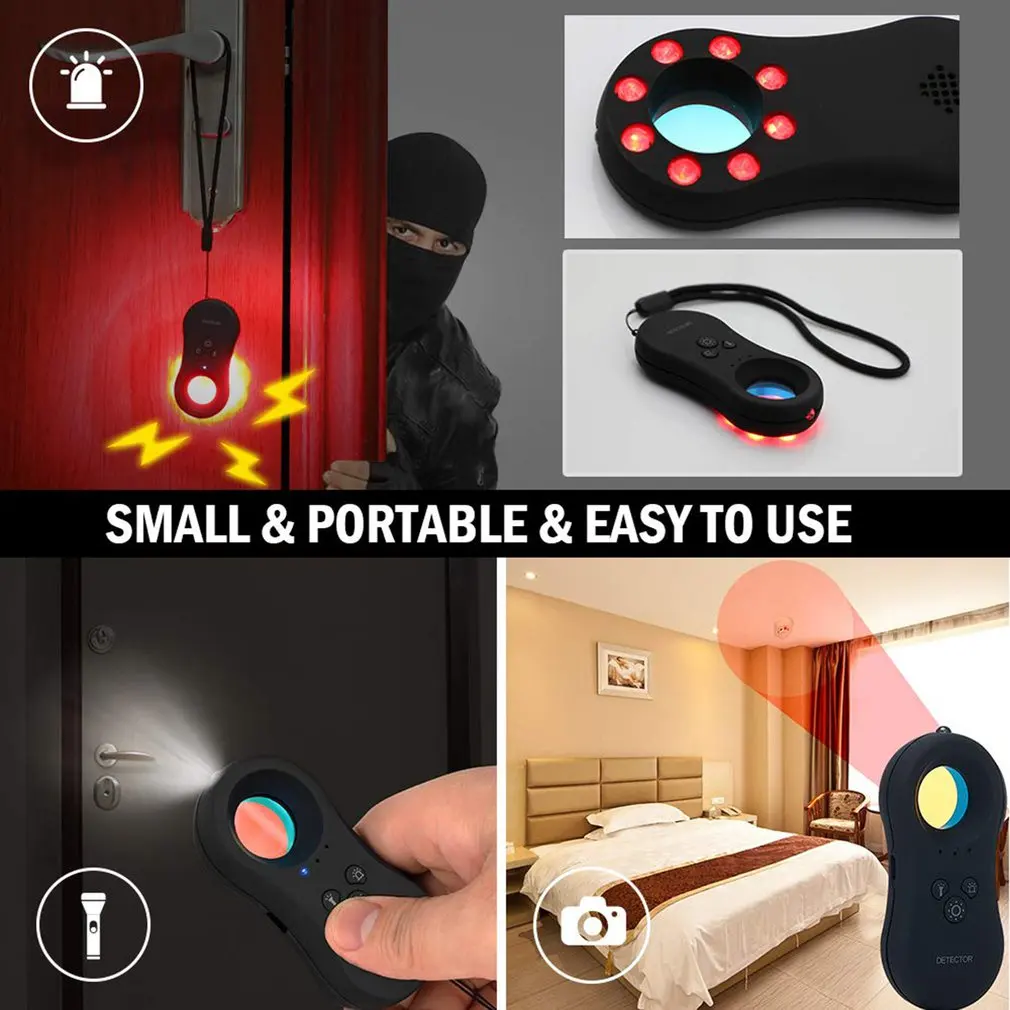 Антиканальный детектор камеры многофункциональный антишпионский камера