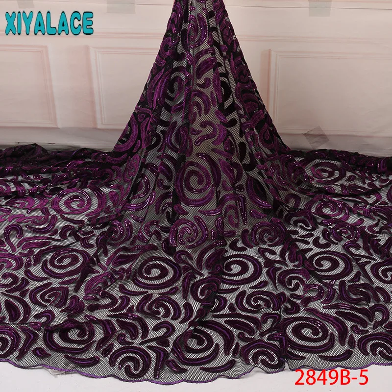 Новое поступление кружевная ткань с блестками последние африканские кружевные