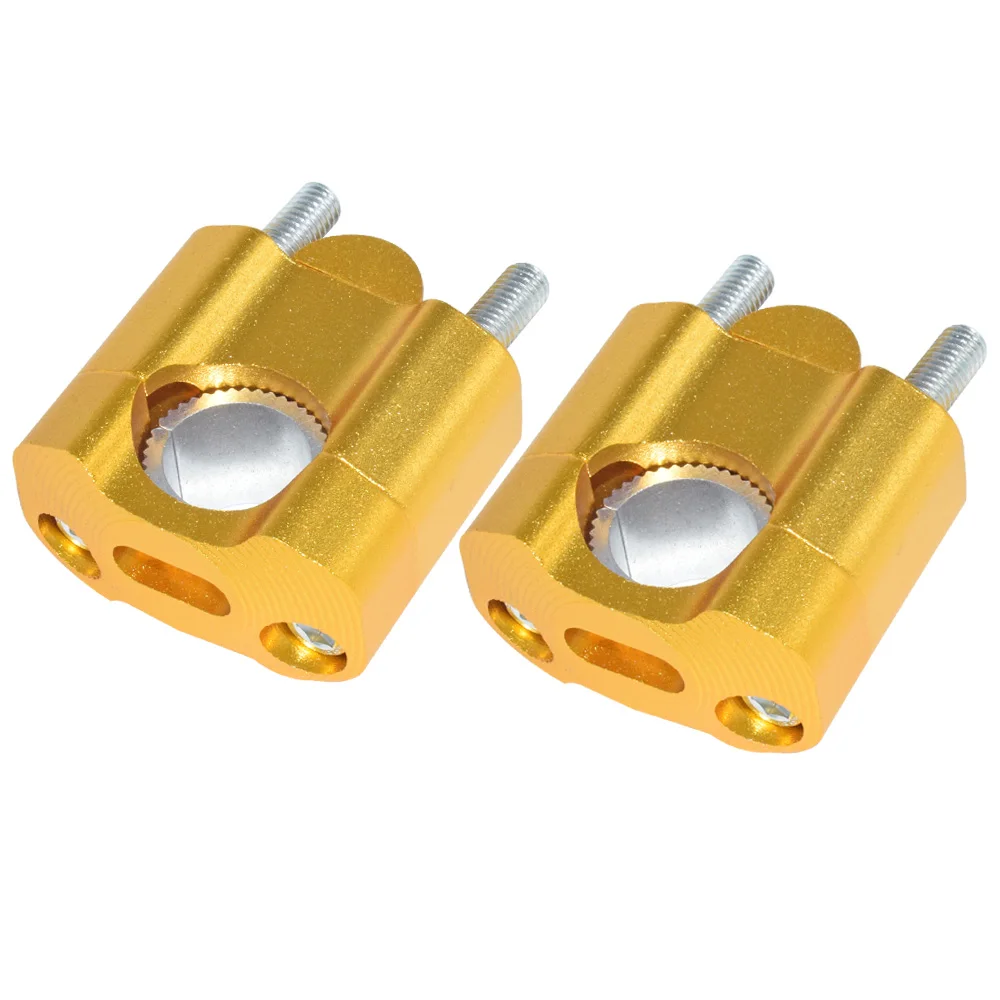 Универсальные алюминиевые зажимы для руля мотоцикла CNC 22мм 28мм с регулировкой высоты для крепления Pit Dirt Motorbike на стенд.