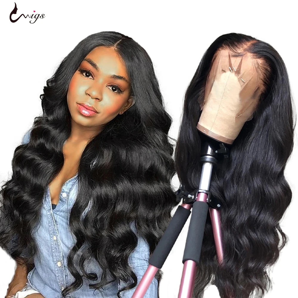 Бразильский парик Uwigs на сетке спереди для черных женщин предварительно