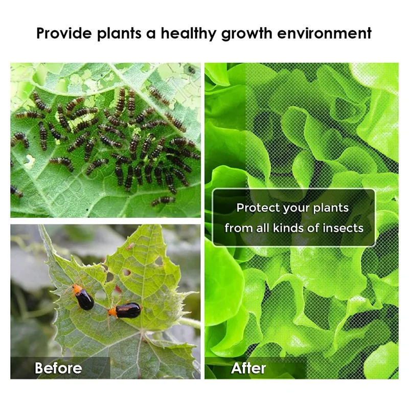 

Plant Protection Net Bags with Drawstring, Garden Mesh Barrier Fruit Protector Bags for Protecting Tomato Fruits Flower