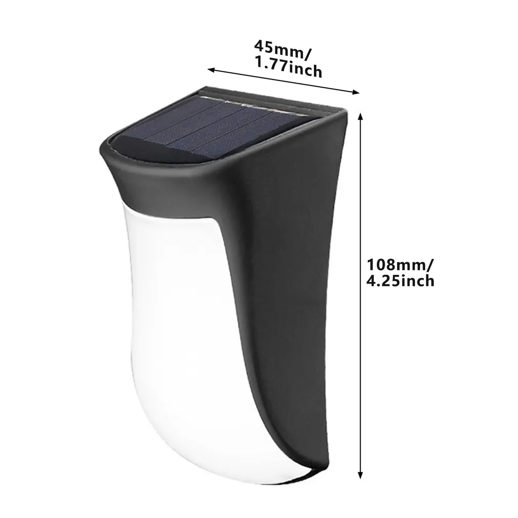 

Solar Wall Light Outdoor Lights On / Off Automatically Ip65 Waterproof Landscape Lighting For Terrace Road Yard Fence