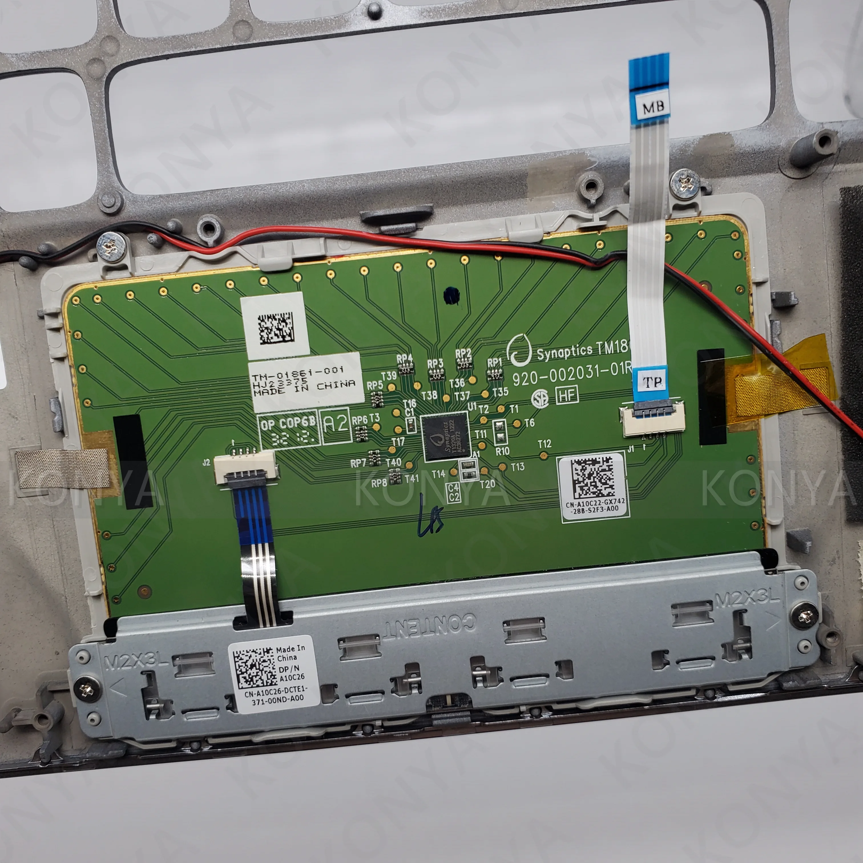 Новая Оригинальная Подставка для рук клавиатуры ноутбука Dell XPS 14Z L412Z верхняя