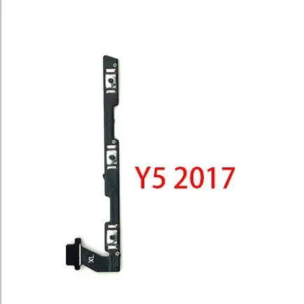 Y5 2017 10 шт./лот, включение/выключение питания, громкость ключ для боковой кнопки гибкого кабеля для huawei Y5 Y6 Y7 Pro Y9 Prime Запчасти для авто - Цвет: Y5 2017
